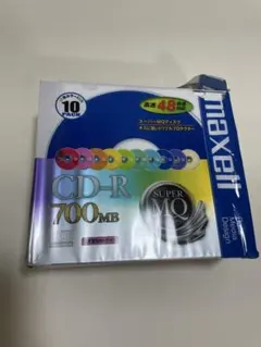 CD-R 700MB 10枚セット 未使用 開封済み データ用 maxell