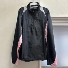 株式会社メガスポーツ スポーツオーソリティ 黒×ピンク ブルゾン スポーツウェア