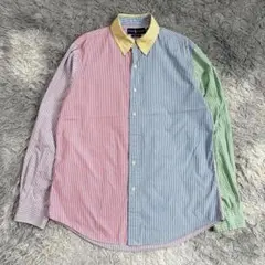 新品/QRタグ ポロ ラルフローレン クレイジーパターン ストライプ