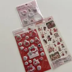 シール　まとめ　キティ　マロンクリーム　シルバニア