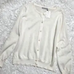 LES MUES 春・夏 クルーネック カーディガン Lサイズ