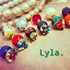 パールキャッチピアス.*