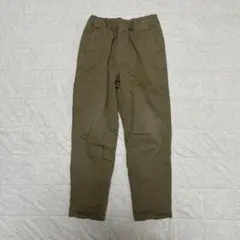 ユニクロ　120cm 暖パン　ベージュ　長ズボン　ロングパンツ　ボトムス　茶色