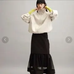 22AW WEB限定品 アダムエロペ 圧縮 ジップ ブルゾン スタンドカラー F