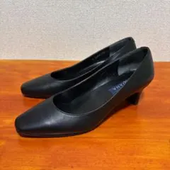 ❀美品 ダイアナ スクエアトゥパンプス 23.5cm 黒 ブラック