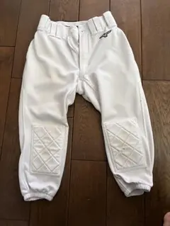 ホワイト アメフトパンツ 膝パッド ロング靴下付き - メルカリ