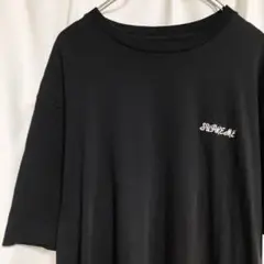 Supreme 刺繍ワンポイント Tシャツ XLサイズ 古着 ステッカーシール付