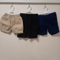 無印良品　H&M　短パン 90サイズ3枚セット