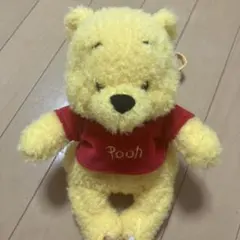 ディズニー　プーさん ぬいぐるみ ファスナー付き　ストラップ