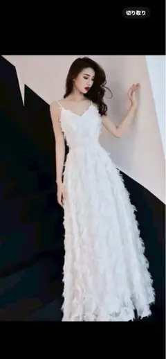 Lフェザードレス ウエディング結婚式 発表会 前撮り