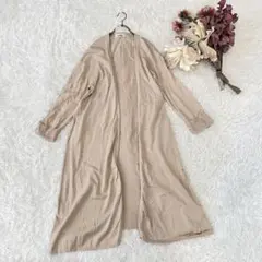 snidel ニットロングカーディガン（F）ピンクベージュ系　近年モデル