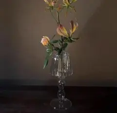 クリアガラスカット花瓶 約25cm - メルカリ