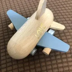 飛行機型　木製おもちゃ インテリア　Kiko