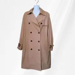 【niko and…】トレンチコート ロング丈 ダブルボタン ベージュ 4のサムネイル