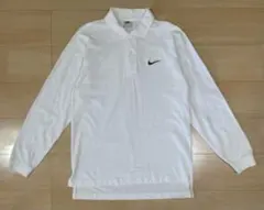 90s NIKE 長袖 ポロシャツ Lサイズ