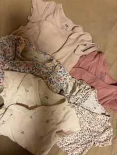 【3ヶ月】ベビーロンパース　H&M 5枚セット　女の子