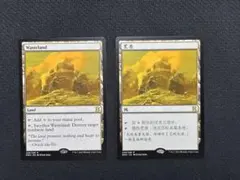MTG Wasteland 不毛の大地 2枚セット EMA - メルカリ