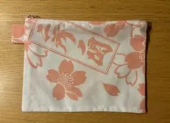 【新品未使用】二所ノ関部屋　反物　ハンドメイドポーチ