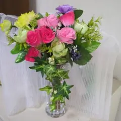 造花アレンジメント 花束