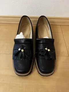 匿名発送　DIANA ダイアナ 本革 キルトタッセルローファー トラックソール
