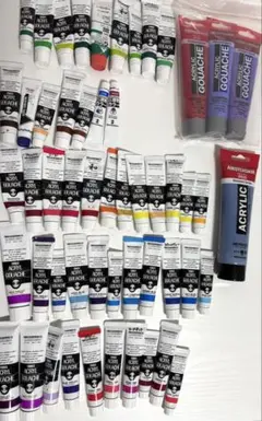 アクリルガッシュ 中古 まとめ売り 約80本 TURNER ACRYL GOUACHE アクリルガッシュ まとめ売り - メルカリ