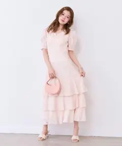 LILLIAN CARATシアージャガードマーメイドワンピース - メルカリ