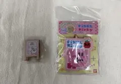 カービィークリップと刺繍ワッペンチャームカービィー　2点セット