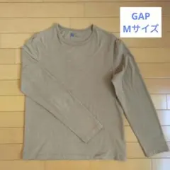 GAP Mサイズ ベージュ 長袖カットソー メンズ