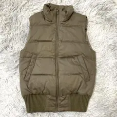 587【シェルレイSHELL RAY】レディース　ダウンベスト　ブラウン　秋冬