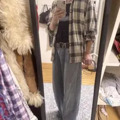 【00s】SEAN JOHN ショーンジョン ネルシャツ チェック Y2K XL