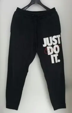 NIKEナイキ●JUST DO IT ナイロンスウェット切り替えジョガーパンツ