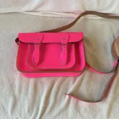 COMME des GARCONS GIRL サッチェルバッグ ピンク - メルカリ