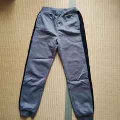 グレー/ブラック サイドラインパンツ