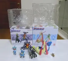 ポケモン スケールワールド シロナ＆ガブリアス＆ミロカロス＆ルカリオ 4体セット
