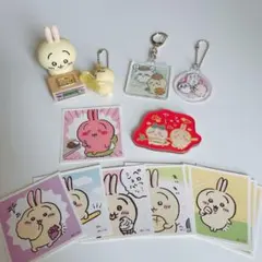 ちいかわ うさぎ グッズまとめ売り＊シール、キーホルダー、マグネットなど
