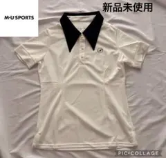 新品　M・USPORTS ポロシャツ　ゴルフウェア　トップス　エムユースポーツ