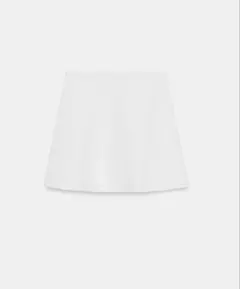 ZARA ニットミニスカート ホワイト