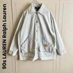 90s LAUREN Ralph Lauren ストライプ カバーオール