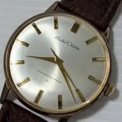 未使用保管品・OH済】セイコーユニーク17石手巻きJ13009セイコーバンド 