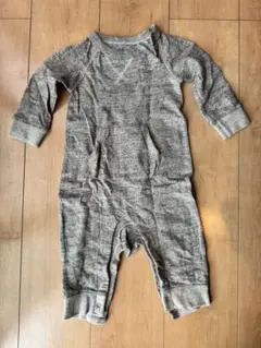 GAP グレー ロンパース 6-12ヶ月