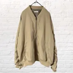 11821 コルザ COLZA ジャンパー ブルゾン ベージュ系 L 古着