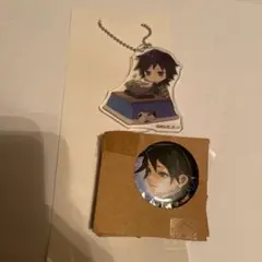 鬼滅の刃　富岡義雨　義海　アクリルキーホルダー　缶バッジ　原作