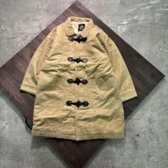 7W2 中綿ダッフルコート　ベージュ　ヴィンテージ　古着used