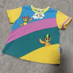 【レトロ】【レア】KLC カラフルキャラクターTシャツ M 120のサムネイル