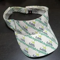 LE COQ SPORTIF ルコック　緑　グリーン　サンバイザー　帽子