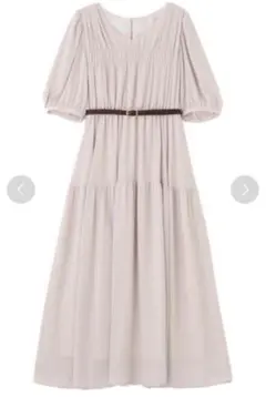 PROPORTION BODY DRESSING ベルト付きギャザーワンピース