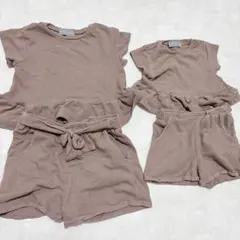 キッズ セットアップ 120 90 女の子 まとめ売り しまむら