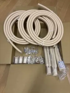 国産 エアコン配管セット 2分3分ペアコイルフレア加工済 DIY取付