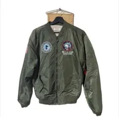 U.S.A SNOOPY MA-1　フライジャケット　LLサイズ
