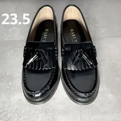 【美品】HARUTA（ハルタ）キルトタッセルローファー 313 23.5